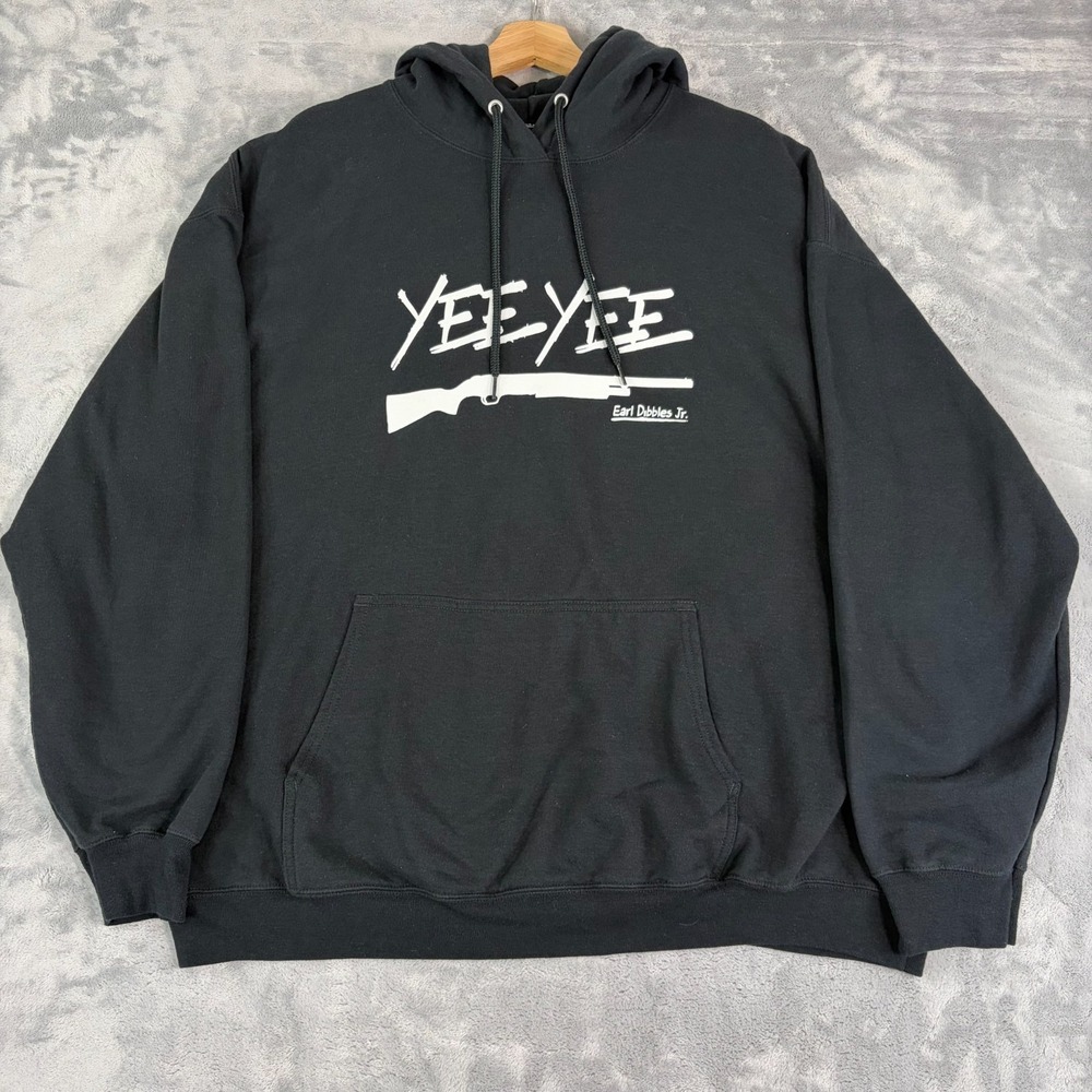 Yee Yee Earl Dibbles Jr. Hoodie Sweatshirt Mens Size 2XL Black Long Sleeve